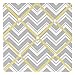 Sweet Jojo Designs Yellow and Gray Chevron Zig Zag Fabric Memory/Memo Photo Bulletin Board