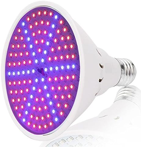 126 LED Grow Light Bulb, E27 Hydroponic Full Spectrum LED Grow Lights for Seed Starting/Indoor plants