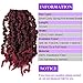 3 Packs Short Curly Spring Pre-twisted Braids Synthetic Crochet Hair Extensions 10 inch 15 strands/pack Ombre Crochet Twist Braids Fiber Fluffy Curly Twist Braiding Hair Bulk (pack of 3), T1B/BUG#