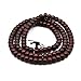 Zen Dear Unisex Natural African Blood Red Sandalwood Prayer Beads Tibetan Buddhism Mala Bracelet Necklace