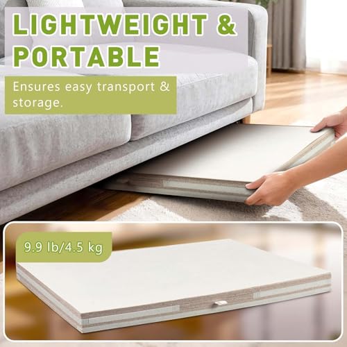 SLEEPHEAD®Felt Jigsaw Puzzle Table with 3-Tilting-Angle, Puzzle Board for Adults with Foldable Legs, Super Lightweight Portable Tables with 4 Drawers & Cover, for 1500 Piece Puzzles