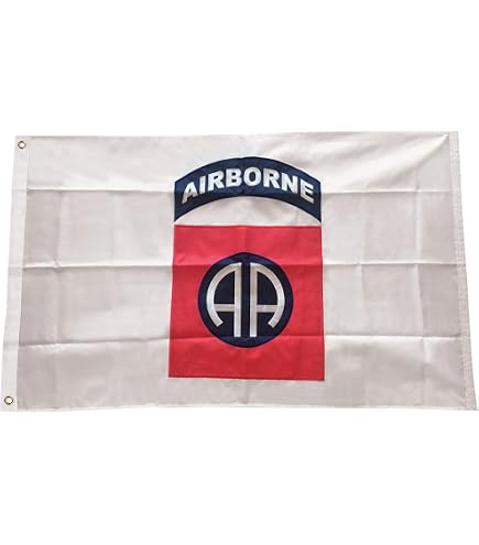 82nd Airborne Division Flag – 3x5 FT Polyester – Army Pride For Man Cave Or Garage
