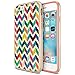 Maxboost Vibrance Designer Series Protective Soft-Interior Scratch Protection Gold Border Hard Case for iPhone 6S