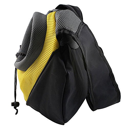 Pet Dog Cat Puppy Zip Travel Tote Shoulder Bag Sling Backpack Carrier (S size/Yellow) - Thumbnail 3