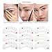 WINOMO Eyebrow Shaping Stencils, Eyebrow Grooming Stencil Kit, Shaping Templates DIY Tools 9 Styles(Mainly White)