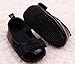 Binmer(TM) Infant Kids Girls Flowers Bow Soft Sole Baby Shoes Toddler Shoes Dress Decor (12~18 Month, Black)