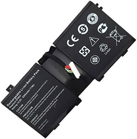 14.8V 77Wh Laptop Battery for Dell M18X,Dell Alienware 17 18 18x M17X R3 02F8K3 KJ2PX 0KJ2PX G33TT 0G33TT R5 M18X