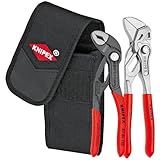 Knipex Tools   00 20 72 V01  Mini Pliers in Belt Pouch, Red, 2-Piece