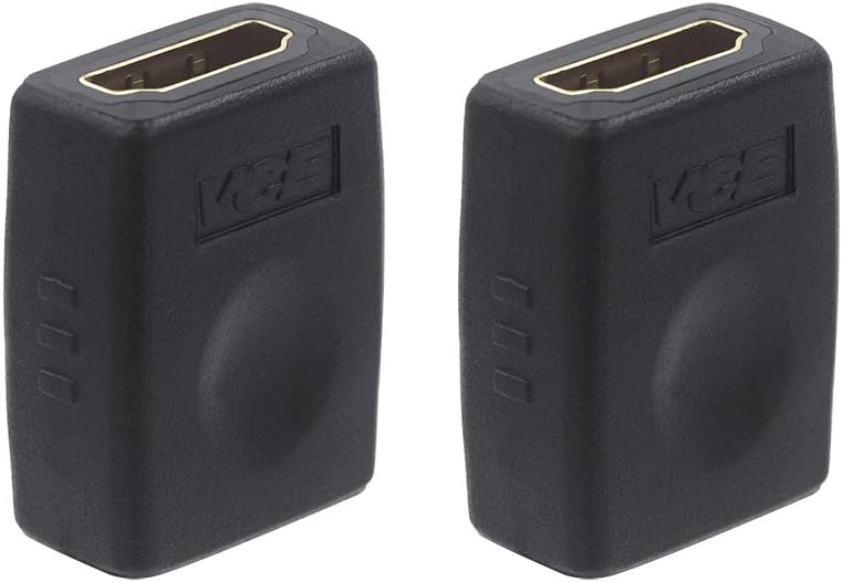 VCE HDMI Coupler HDMI Female to Female Connector 3D 4K Extension Adapter Compatible with PCs and Xbox One,Wall-Mounted TVs and Five TV Sticks