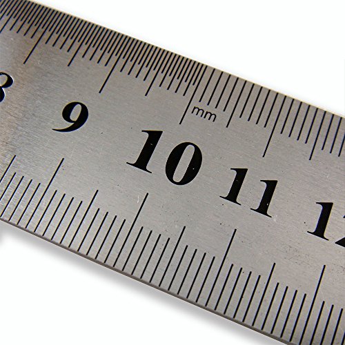 Home Mart 15cm 6 Inch Stainless Metal Ruler Measuring Tool