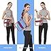 BAGAIL Clear Purse NFL &PGA Approved Cross-Body Shoulder Messenger Bag w Adjustable Strap (burgundy, 12x12x6)