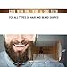 THE BEARD LEGACY Beard Wash Shampoo Conditioner Growth Kit - Unscented Beard Oil - Organic Soap Face Wash Straightener Grooming - Beard Comb- Fast Hair Growth - Softens, Smooths & Strengthens Beard.
