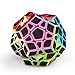 Coogam Zcube Carbon Fiber Megaminx Cube Pentagonal Dodecahedron Speed Cube Puzzle Toy