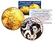 1976 ELVIS PRESLEY 24K Gold Plated IKE Eisenhower Dollar - Each Coin Serial Numbered of 376