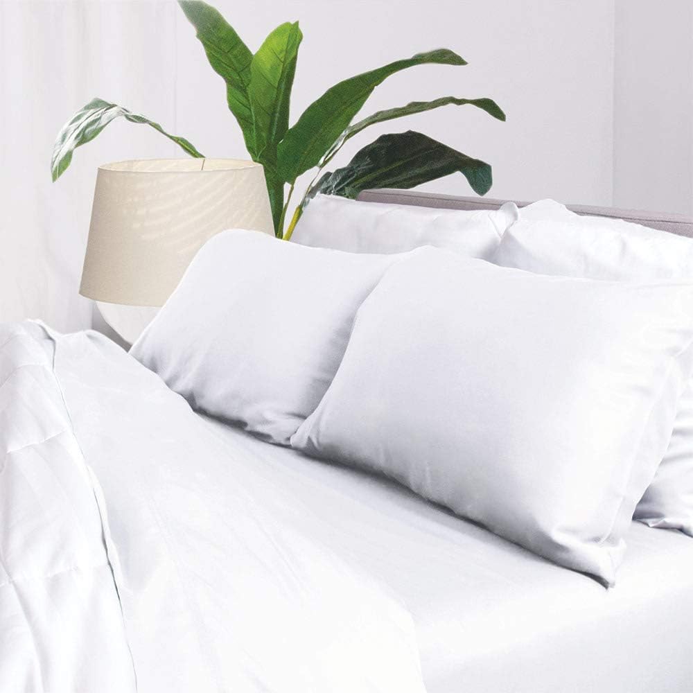 Aloha Soft Ulta Cooling Bamboo Sheet Set - White (Queen)