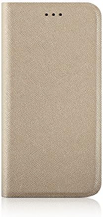 simplism Ajouter Collection iPhone 7 Plus Case 6S+ &amp; 6+ [FlipNote Pocket] Flip Notebook Style w/ Card Pocket &amp; Mirror, Sparkling Surface, 5.5” Screen iPhone7+ 6S+ &amp; 6+ /Gold