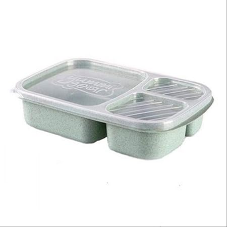 AQBHEDKO Lonchera de Rejilla de Paja de Trigo Gran Capacidad ...