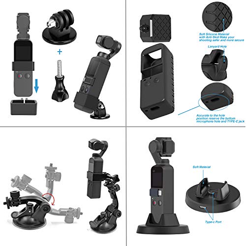 image for TONCHU 21-in-1 Expansion Accessories Kit for DJI OSMO Pocket Action Ca