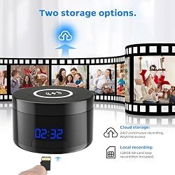 Spy Camera Wireless Charger, HD 1080P WiFi Hidden