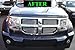 312 Motoring fits 2007-2009 Dodge Nitro Chrome Grille Grill KIT 2008 07 08 09 SE SLT SXT R/T