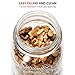 Bormioli Rocco Quattro Stagioni Glass Mason Jars - 12 Pack - (17 Ounce) with Gold Airtight Lid for Canning, Fermenting, Preserving, Storing, Italian Made Glass Jar