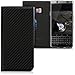 kwmobile Flip Case for BlackBerry KEYone (Key1) - PU Leather Wallet Folio Cover with Card Slot, Stand Feature - Black