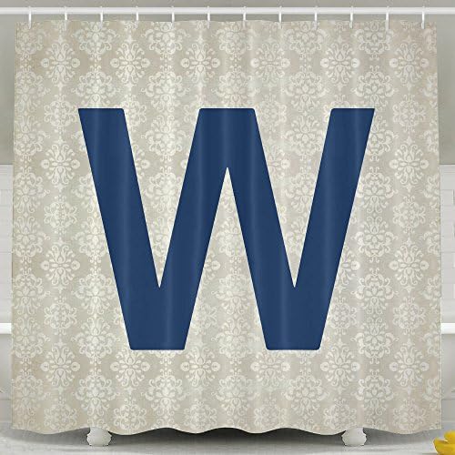 World Series Fly The W Win High Polyester Hooks Shower Curtain Opaque&amp;waterproof 7278inch