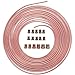 25 Ft. of 3/16 in Copper-Nickel Coil Brake Line Flexible, Easy to Bend Replacement Tubing Kit (Includes 16 Fittings) -Inverted Flare, SAE Thread