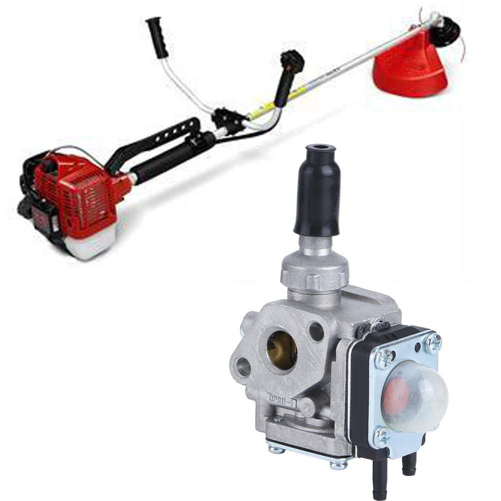 wosume Carburetor, Outdoor Gardening Tool Lawn Mower Carburetor Carb Replacement for TH43 TH48 Engine
