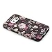 Galaxy S5 Case, Dimaka Cute Floral Peony Flower PC Cover with Shock Proof Protective TPU Bumper[Slim and Sturdy][2 Layers][Print Designed Pattern for Girls] for S5 / i9600