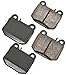 Akebono EUR874 Euro Ultra Premium Ceramic Disc Brake Pad Kit