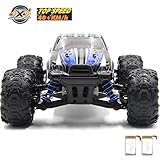 GMAXT Rc Cars for 9300 Remote Control Car,1/18 Scale 40km/h,2.4Ghz 4WD High Speed Off-Road Vehicles with 2 Rechargeable Batteries, Give The Child The Best Gift