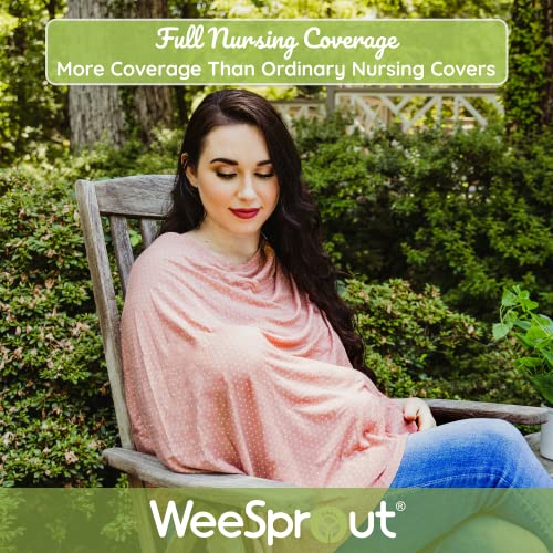 WeeSprout Nursing Cover for Breastfeeding, Feeding Cover , Soft & Breathable Nursing Poncho