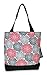 Ever Moda Floral Tote Bag (Pink)