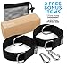 Rhino StrapMate Tree Swing Straps Hanging Kit – Two 4ft Strap Holds 2800 lbs (Sgs Certified) Fast & Easy Way to Hang Any Swing – Outdoor Swing Hangers