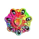 STRESS SPINNER Colorful Camo EDC Tri Fidget Finger Gyro Desk Toys Stocking Stuffer for Killing Time