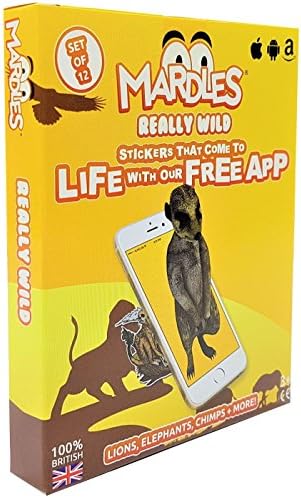 Mardles Really Wild Stickers that come to life with FREE app