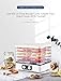 Aicok Food Dehydrator, 5-Tray Food Dehydrator Machine with Extensible Capacity for Jerky Meat Fruit Vegetable and More, Temperature Control BPA Free