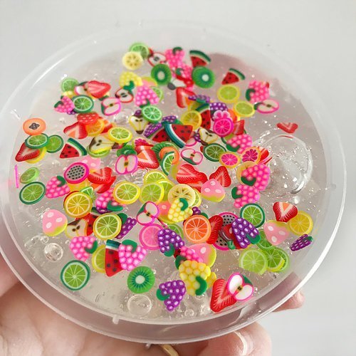 5000pcs 3D Polymer Fimo Slices DIY Nail Art Supplies Charms Slime Making Kit Cellphone Decoration Crafts-1000Pcs/Pack