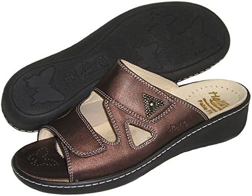 Fidelio Women's Hallux Fabia Bunion Relief Slide Sandal 33709 (Bronze)