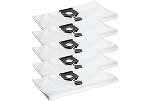5 Dust Bags for Karcher NT 30/1 Vacuum Cleaners, Effective and Long Lasting Material