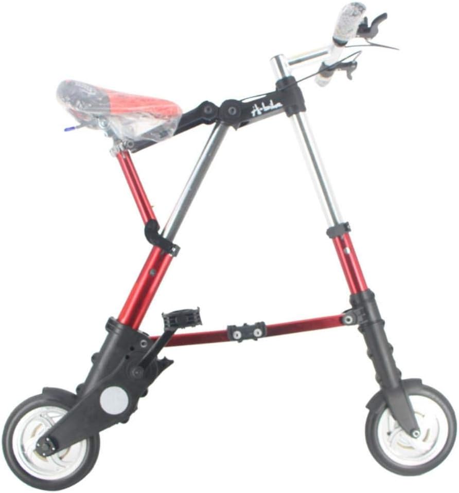 MZLJL Mountain Bicycle,A-Bike Unisex 8 Inch Wheel Mini Ultra Light Folding Bike Subway Transit Vehicles Road Bicycle Outdoor Sports Bicicleta