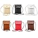 Universal Crossbody Bag Purse Cell Phone Pouch Multipurpose Soft PU Leather Wallet Moblie Phone Carrying Cases Shoulder Bag with Shoulder Strap for Smartphone Under 6.2' from WaitingU -Black