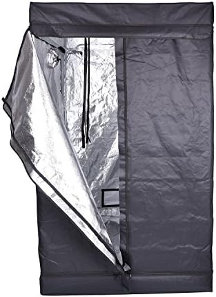Premium 600D Grow Room Tent 100% Waterproof Diamond Mylar Reflective Hydroponic w/Large Window Cabinet Size Option