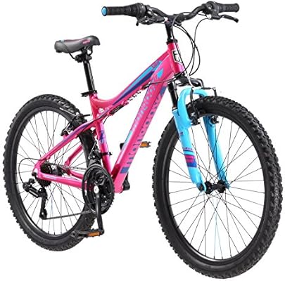 girls pink mountain bike
