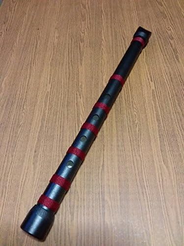 PVC Shakuhachi Japanese Flute 1.35 in G (Black Pearl)