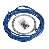 Herbalcandybox 2.5 Meters Long Mountain Bike Brake Cable Shift Cable Housing Bicycle Gear Line Pipe Set