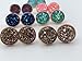 Druzy Stud Earrings, in rose gold, Gold or Silver