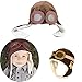CELLTEKAdorable Pilot Aviator Warm Hat Beanie Plush Cap Baby Toddler Aviator hat Brown