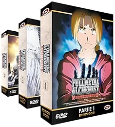Fullmetal Alchemist : Brotherhood - Intégrale - Edition Gold - 3 Coffrets (15 Dvd + Livrets)